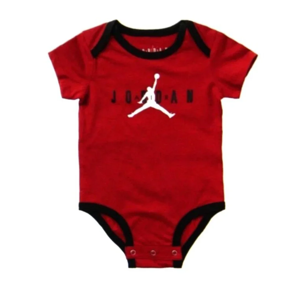 Nike Air Jordan First Year Baby 3 Piece Bodysuit Blanket Set Infant Outfit Gift